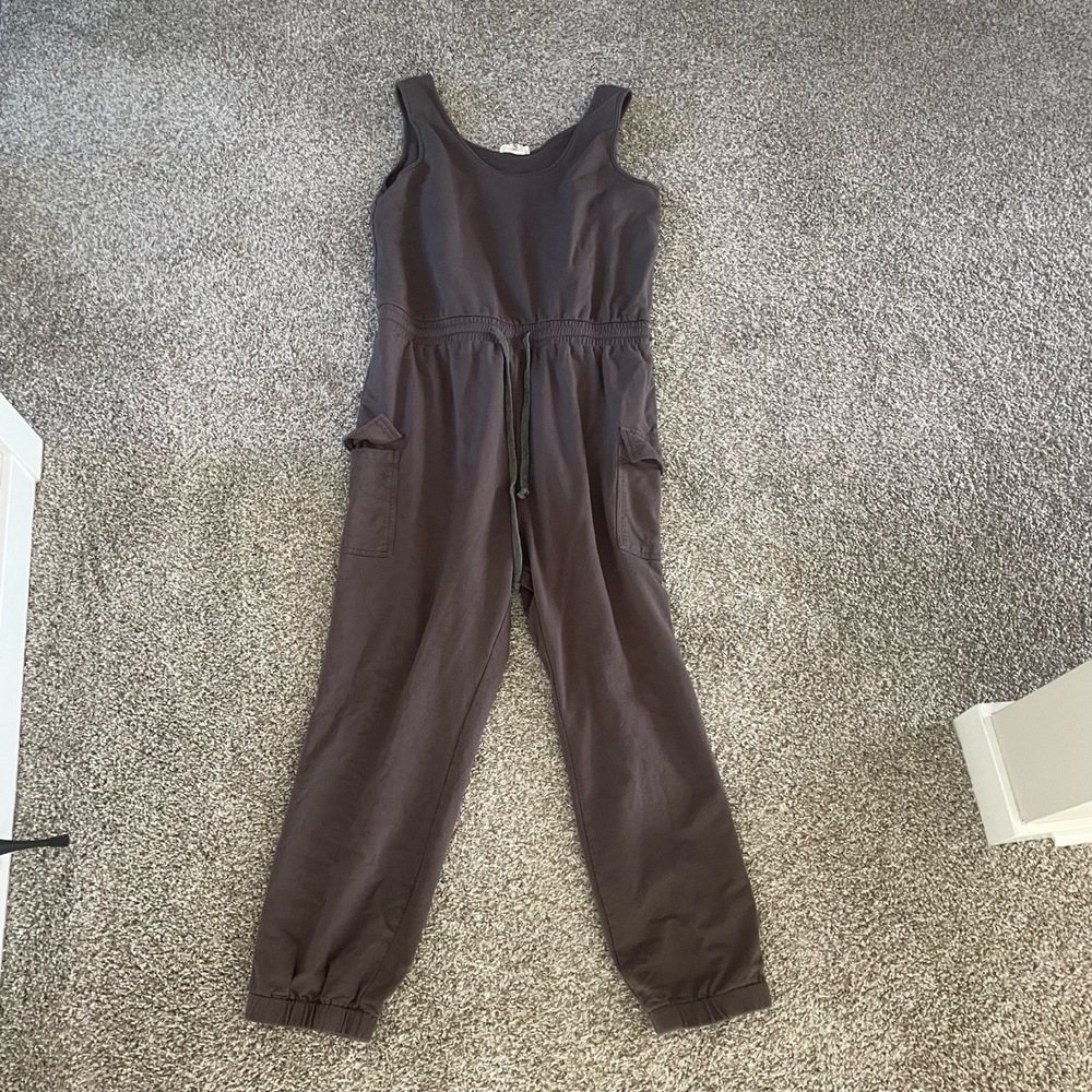 Easel Grey Jumpsuit